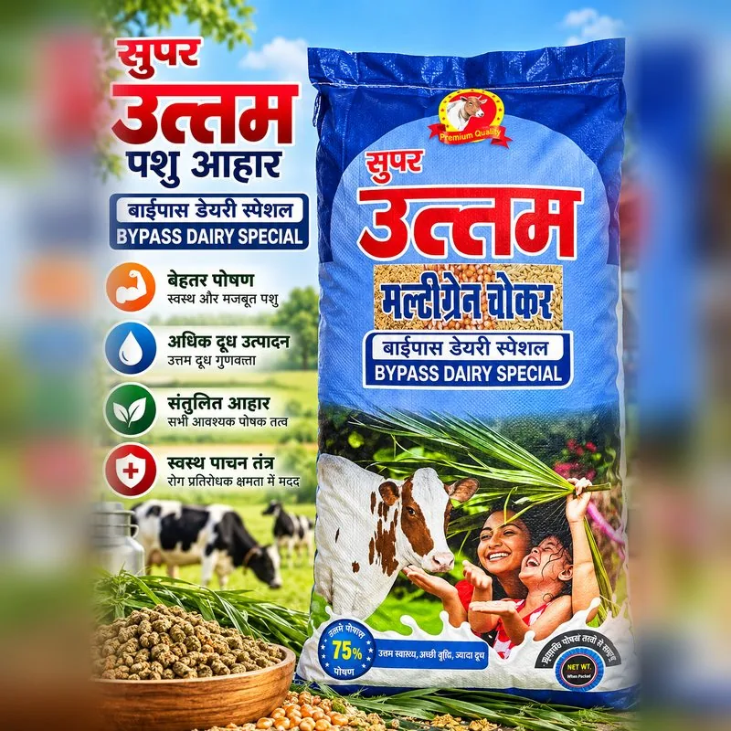 Multigrain Chokar – Super Uttam Pashu Aahar bag